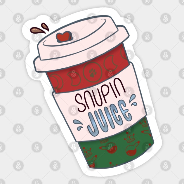 Snupin Juice Sticker by Art Of Glo